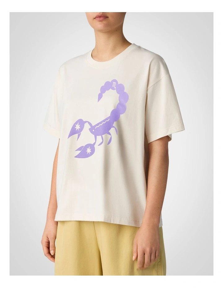 Scorpio Astrology T-Shirt in Assorted image 3