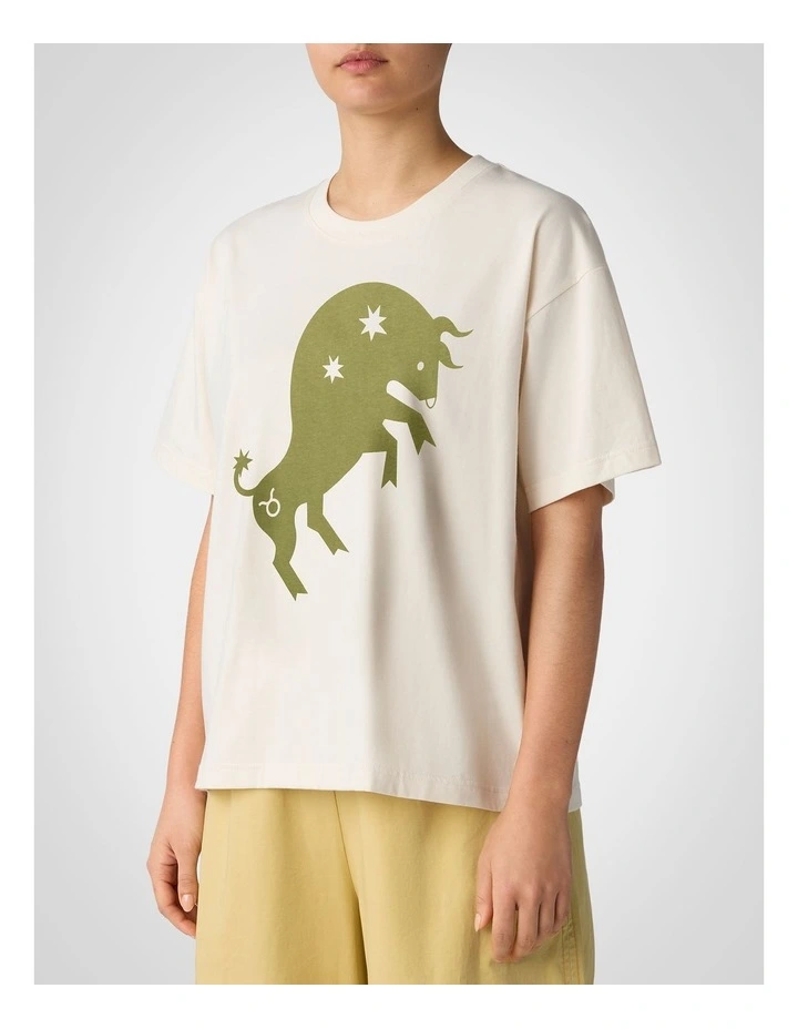 Taurus Astrology T-Shirt in Assorted image 3