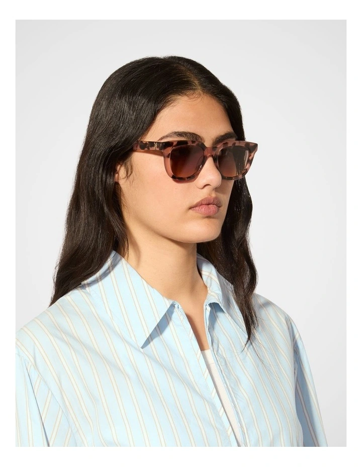 Sunset Sunglasses in Milk in Blush image 3