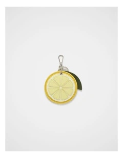 Personalise-It Bag Charm Keyring in Yellow