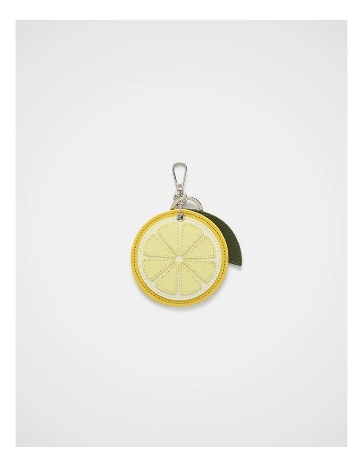 Personalise-It Bag Charm Keyring in Yellow image 1