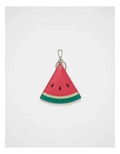 Personalise-It Bag Charm Keyring in Red