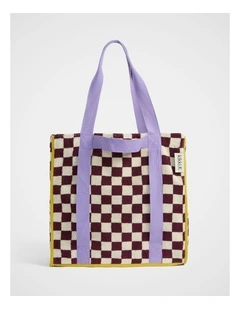 Beach Bag in Plum