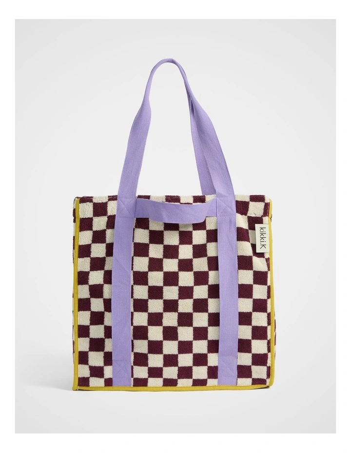 Beach Bag in Plum image 1