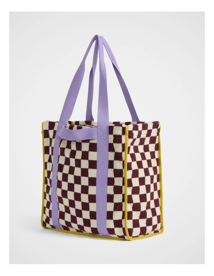 Beach Bag in Plum image 2