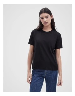 The Classic Crew Tee in Black