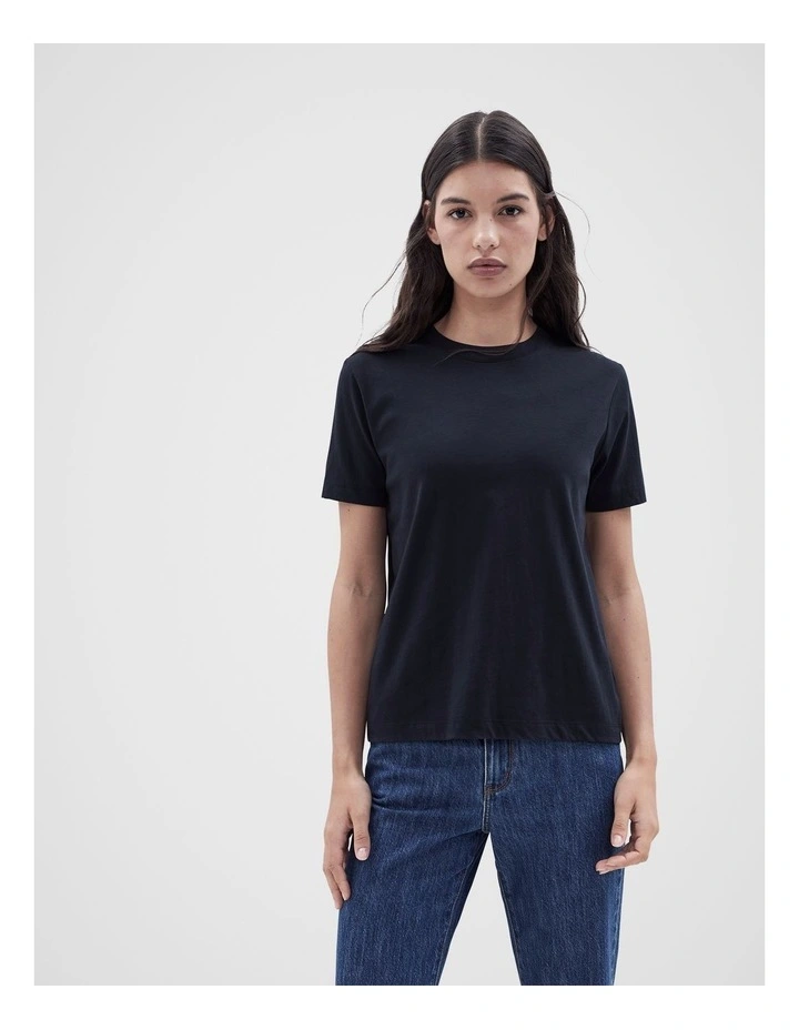 The Classic Crew Tee in Blue image 1