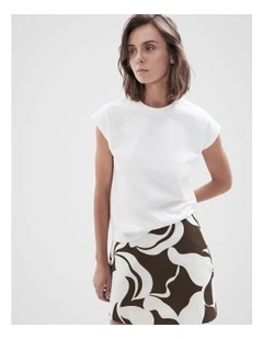 Australian Cotton Tee in White