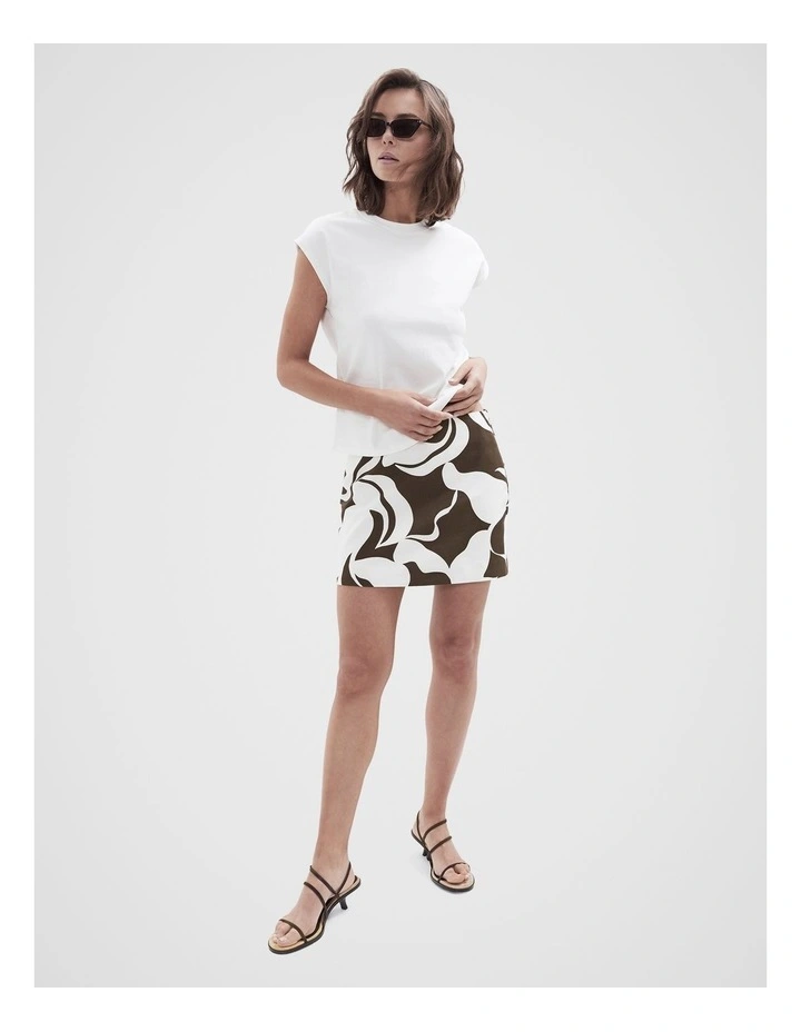 Australian Cotton Tee in White image 4