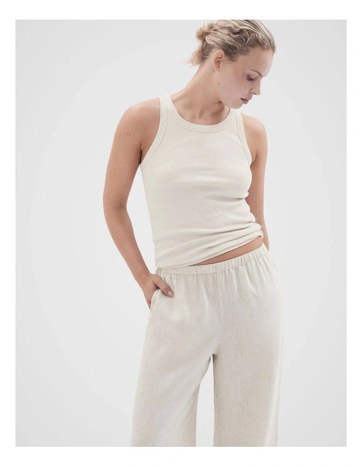 The Classic Tank in Beige image 1