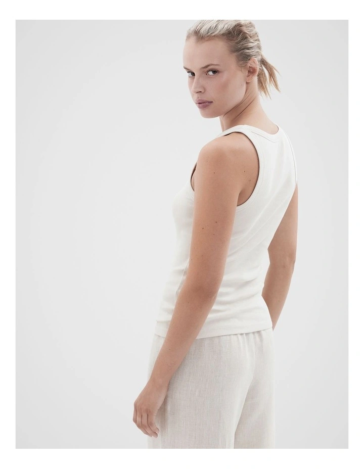 The Classic Tank in Beige image 2