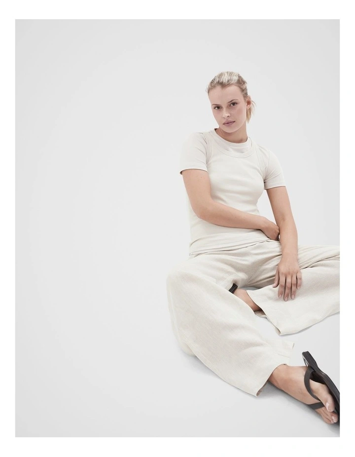 The Classic Tank in Beige image 4