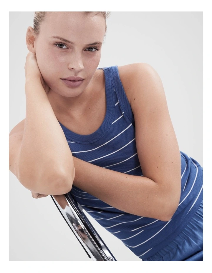 The Classic Tank in Blue image 3