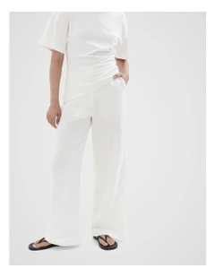 Linen Pant in White