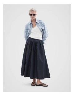 Full Skirt in Navy