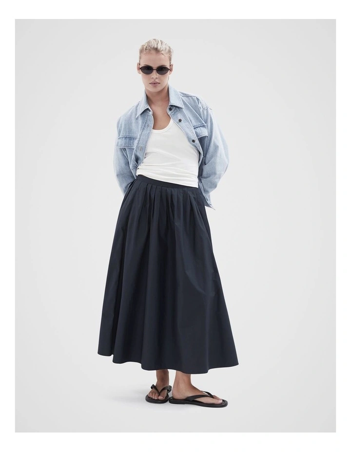 Full Skirt in Navy image 1