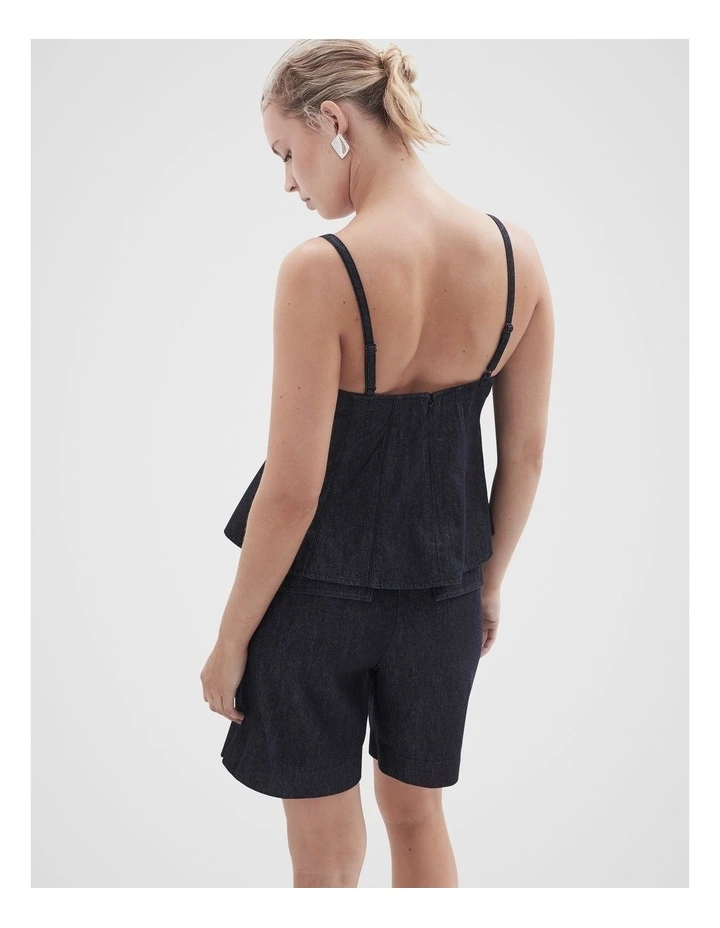 Denim Cami in Blue image 2
