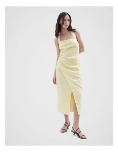 Linen Halter Dress