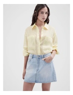 Oversized Shirt in Yellow
