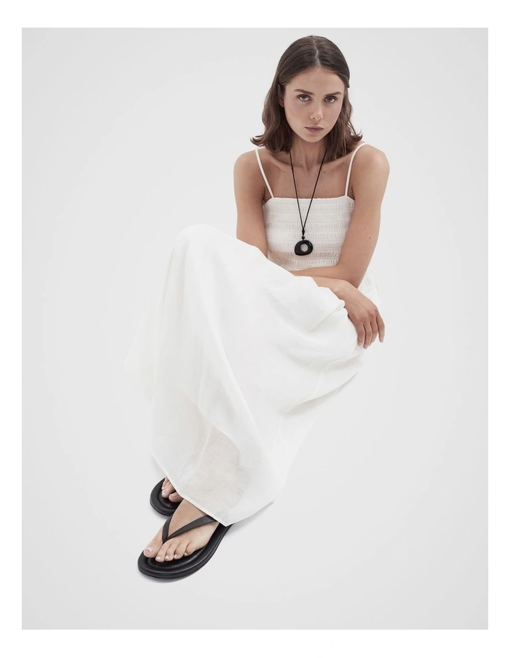 Ramie Shirred Dress image 3