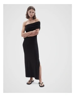 Textured One Shoulder Dress