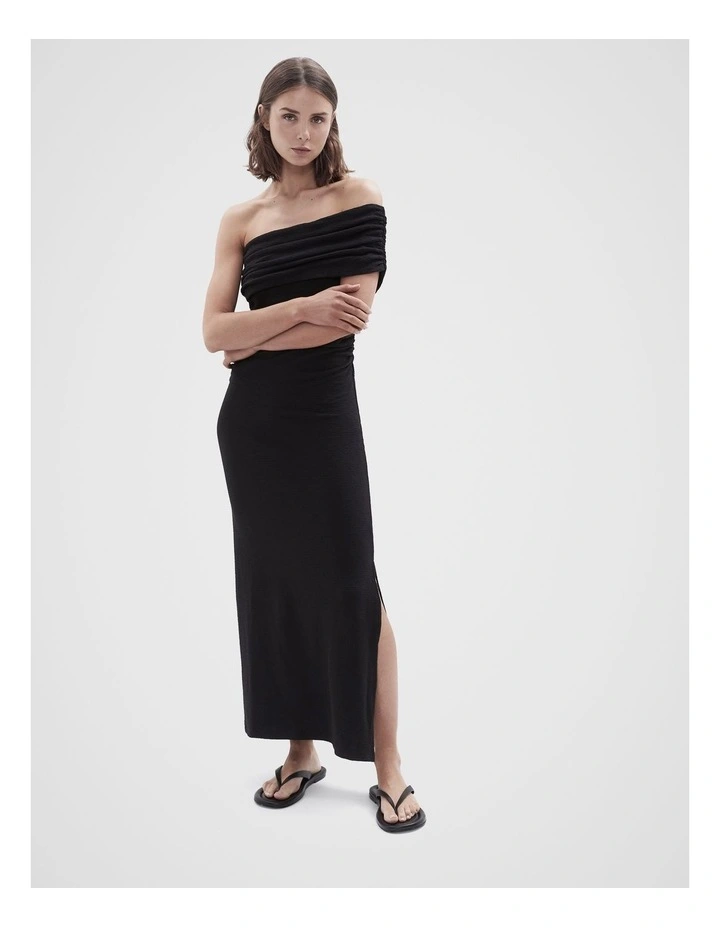 Textured One Shoulder Dress image 1