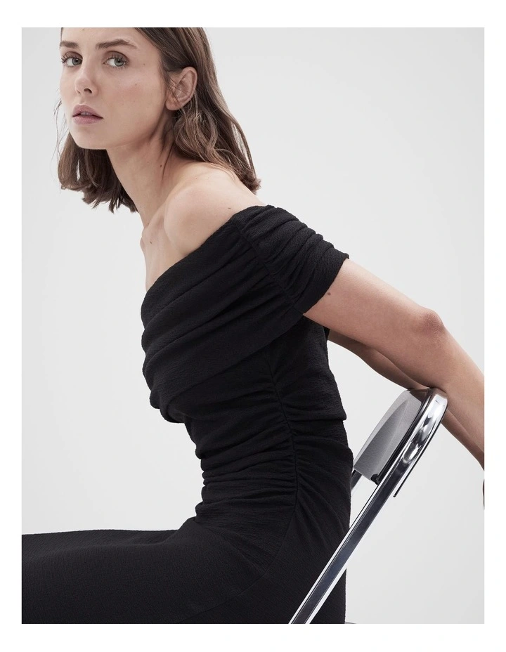 Textured One Shoulder Dress image 3