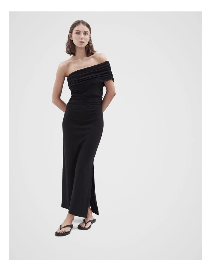 Textured One Shoulder Dress image 4