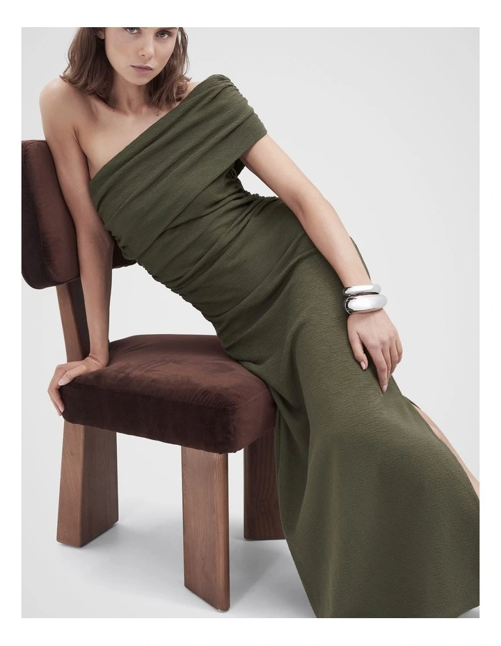 Textured One Shoulder Dress image 4