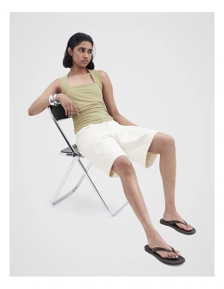 Ruched Detail Sleeveless Top image 3