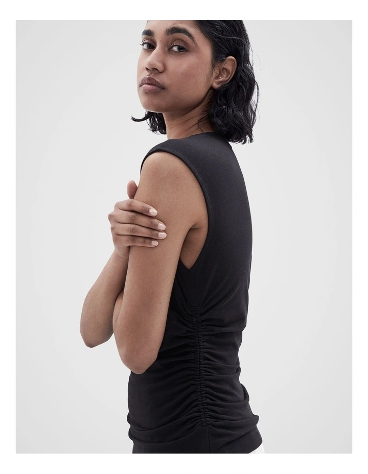 Aus Cotton Ruched Top image 3