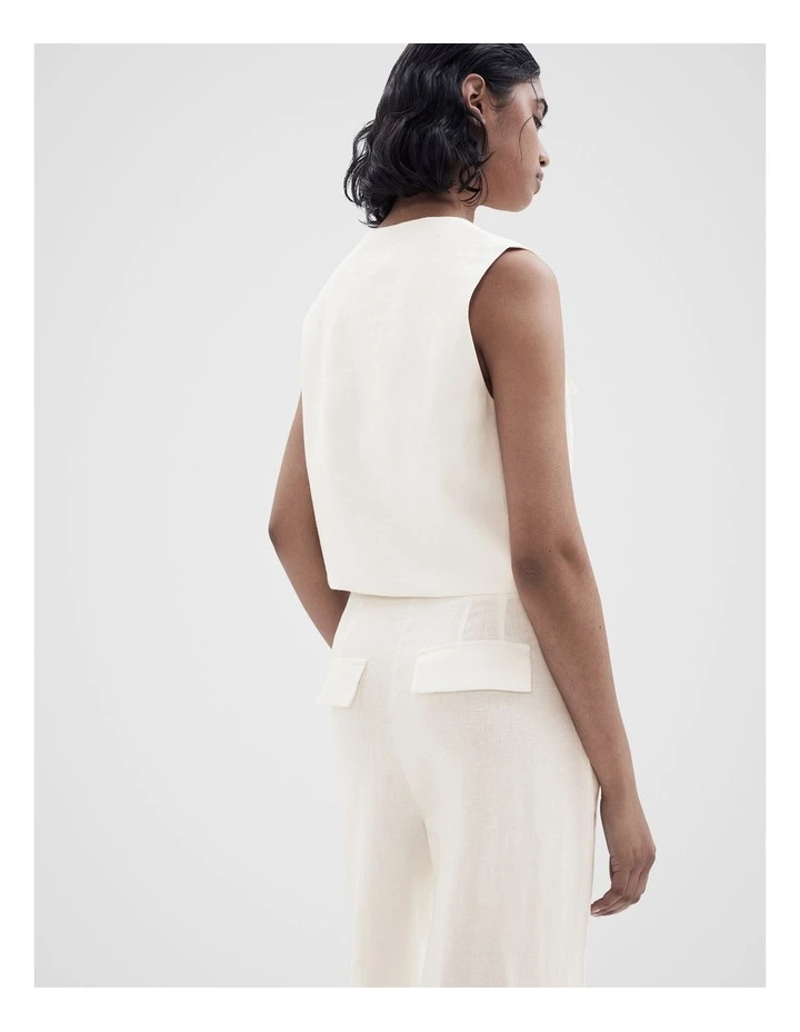 Linen Utility Vest image 2