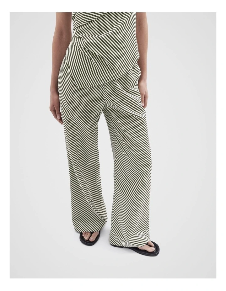 Stripe Wide Leg Pant image 1