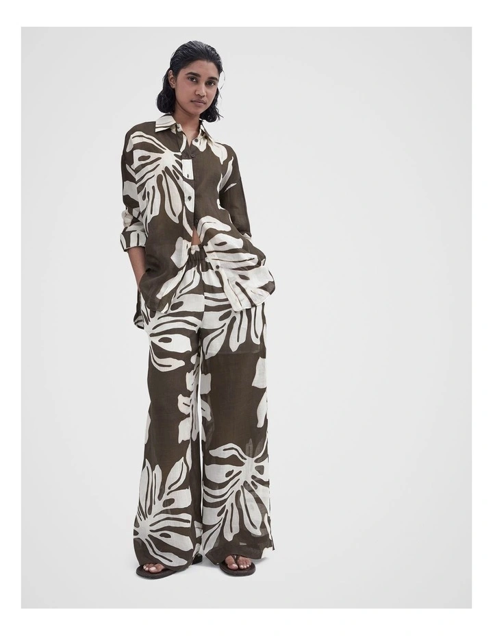 Stripe Wide Leg Pant image 1