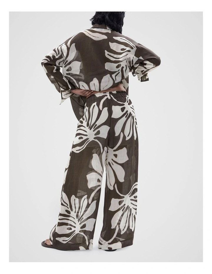 Stripe Wide Leg Pant image 2