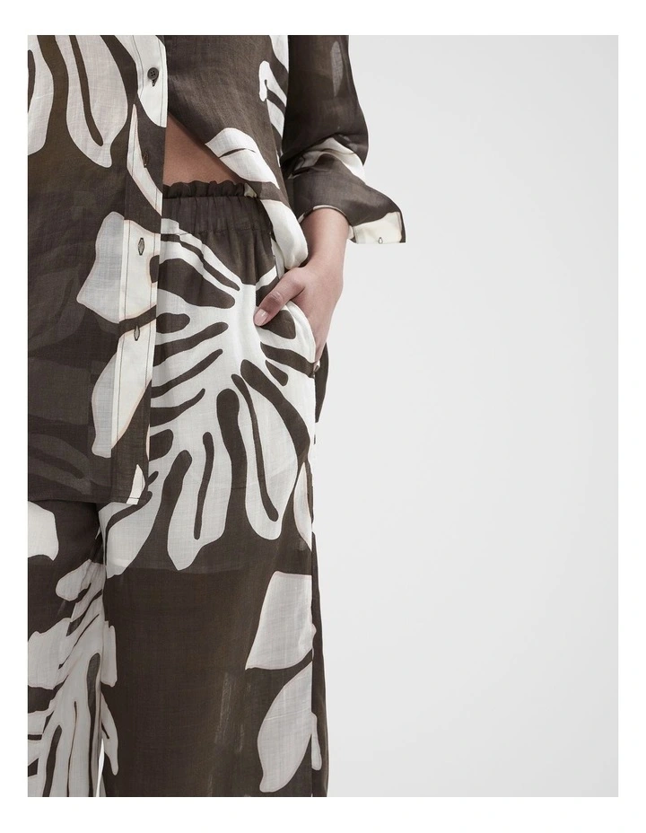 Stripe Wide Leg Pant image 3