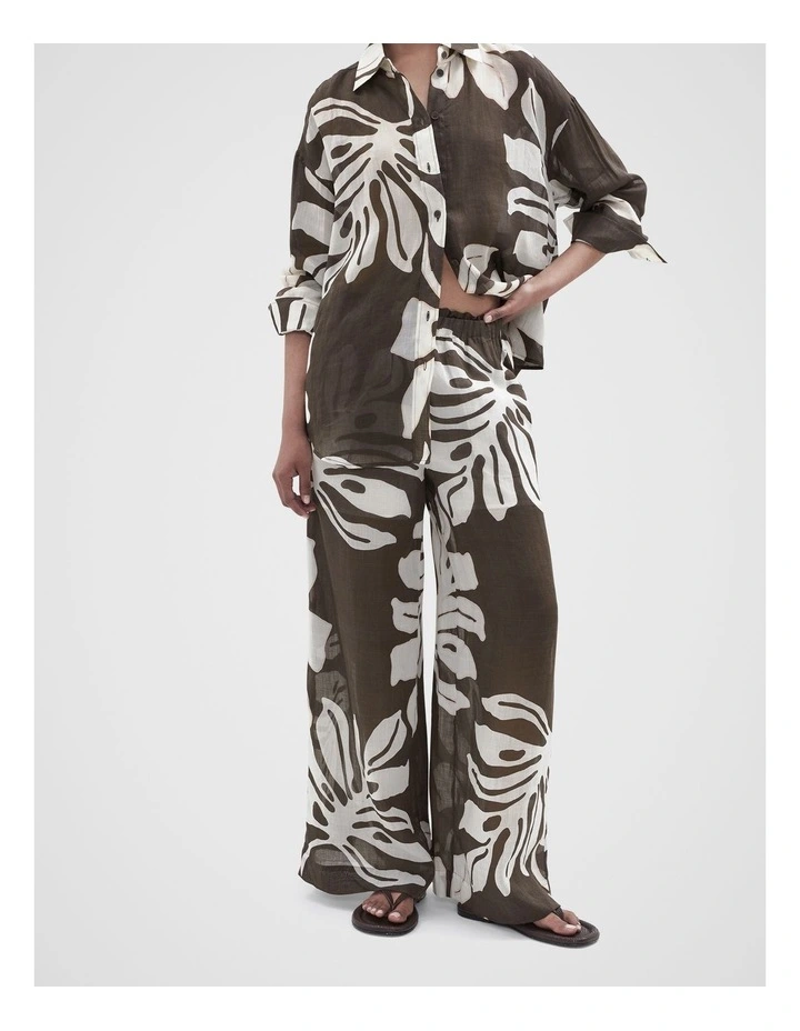 Stripe Wide Leg Pant image 4