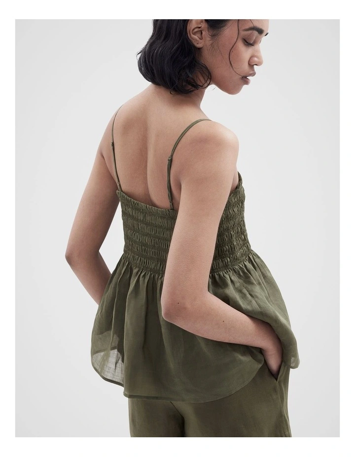 Ramie Shirred Top image 2