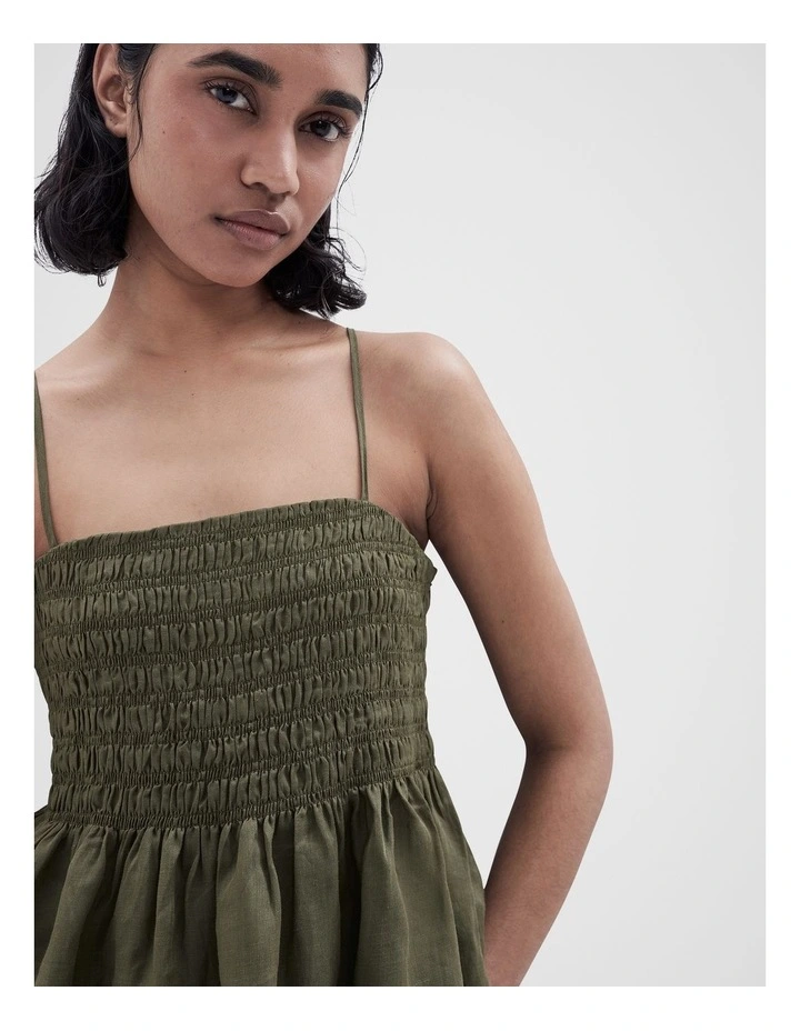 Ramie Shirred Top image 3