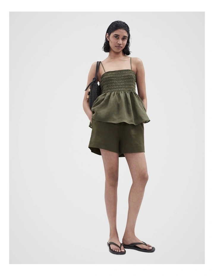 Ramie Shirred Top image 4