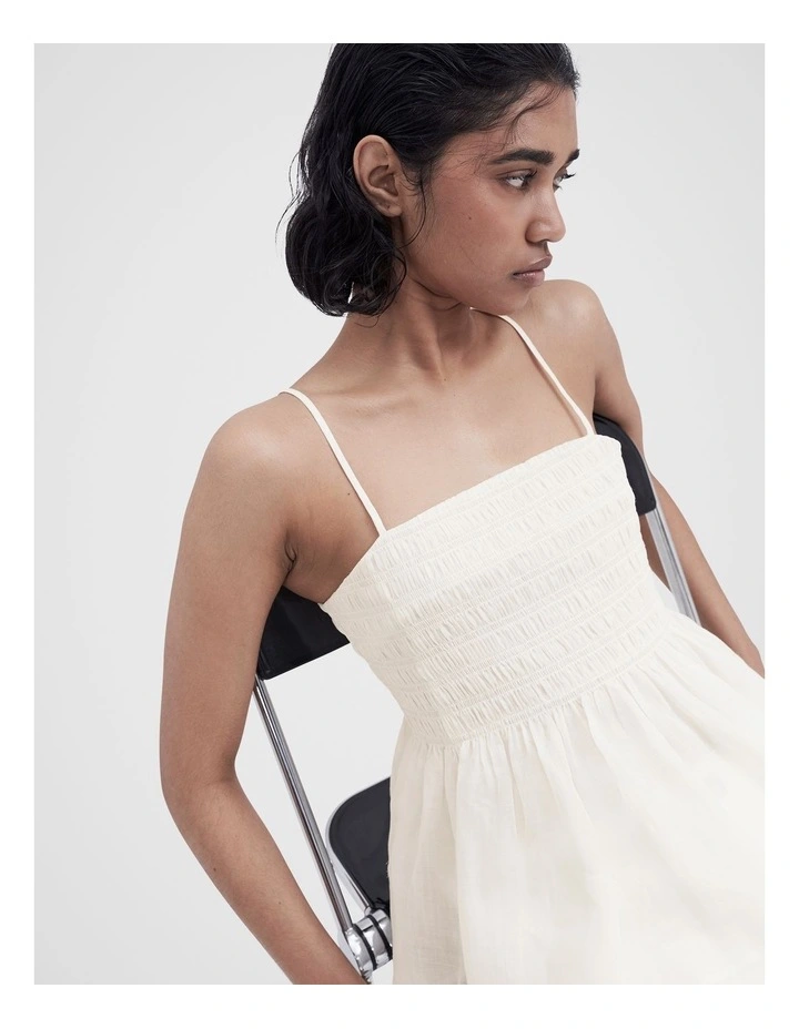 Ramie Shirred Top image 3