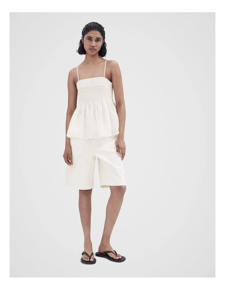 Ramie Shirred Top image 4