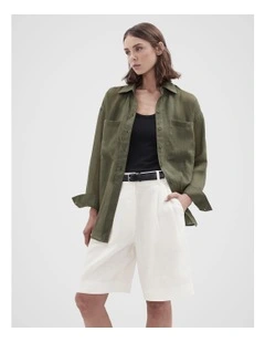 Ramie Oversized Shirt