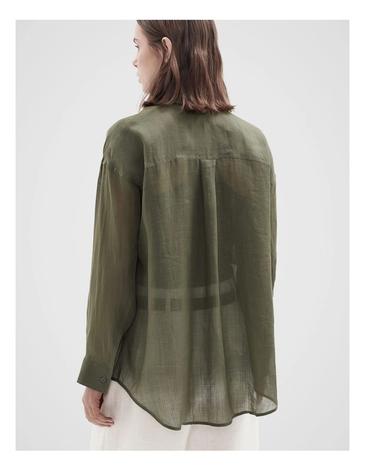 Ramie Oversized Shirt image 2