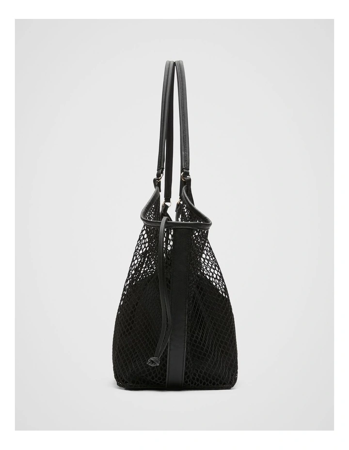 Riviera Shopper Bag in Black image 3