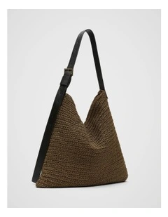 Porto Textured Hobo Bag in Green