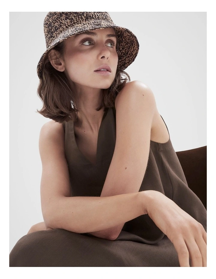 Raffia Bucket Hat image 3