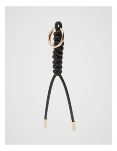 Braided Keyring in Black