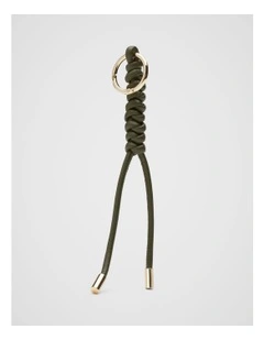 Braided Keyring in Black