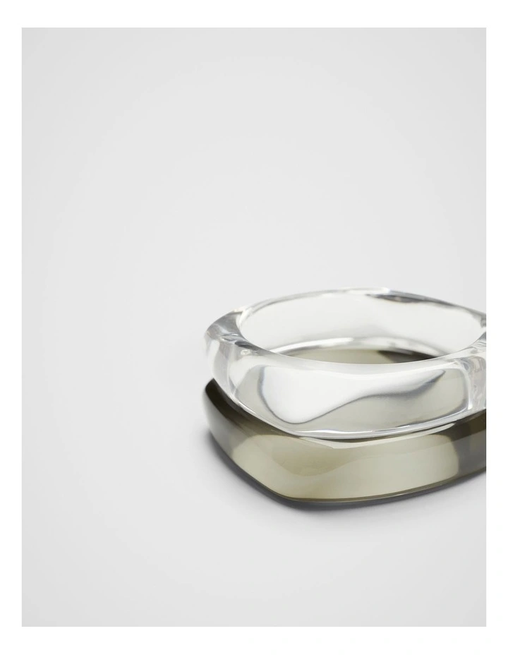 Elise Bangle in Silver image 2